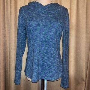 Columbia Women’s Large Lightweight Long Sleeve Hoodie Purple Blue